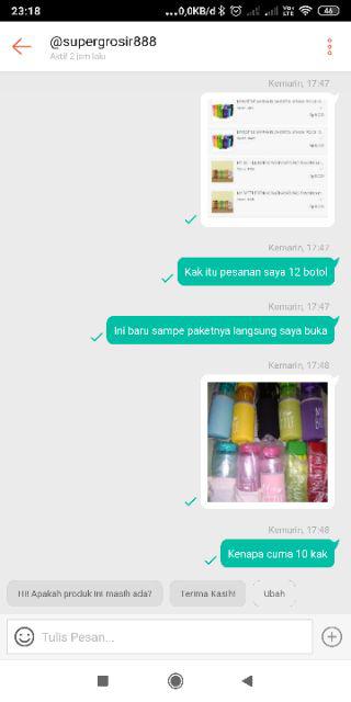 My Bottle Warna Busa Botol Minum Pouch Busa - Botol Infused Water