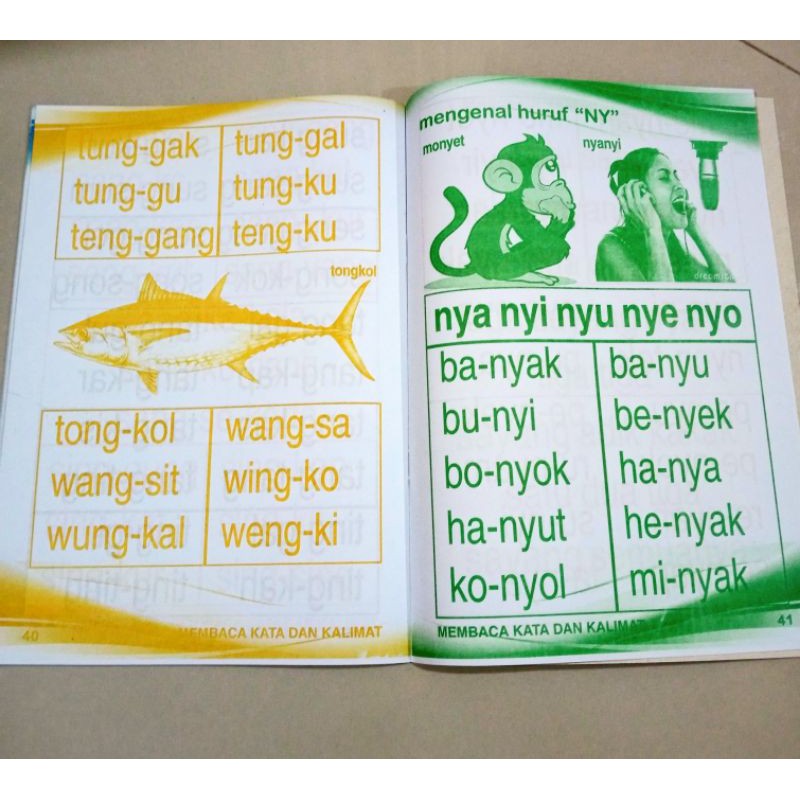 BUKU ANAK, BUKU CEPAT PINTAR MEMBACA KATA DAN KALIMAT PAUD, BESAR (21×29cm)