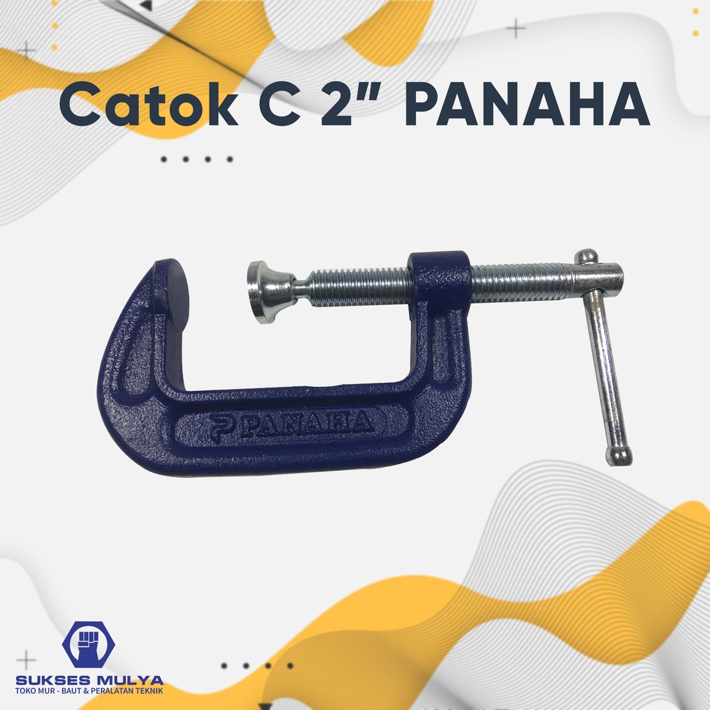 PANAHA Catok C 2" Catok Penjepit Kayu Catok G