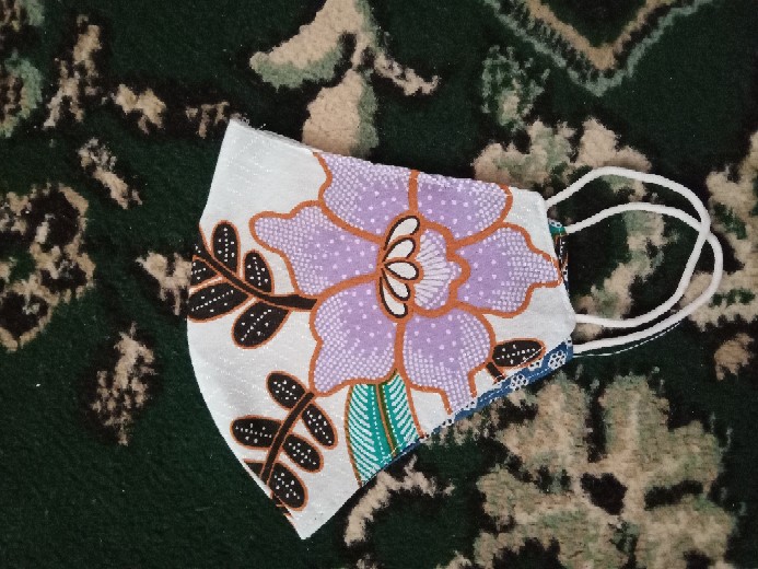 Maginot Kemeja Batik 2.0 Sagara-ss Motif Timbul Lengan Pendek Pria + Free Masker