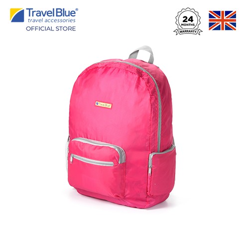 travel blue backpack