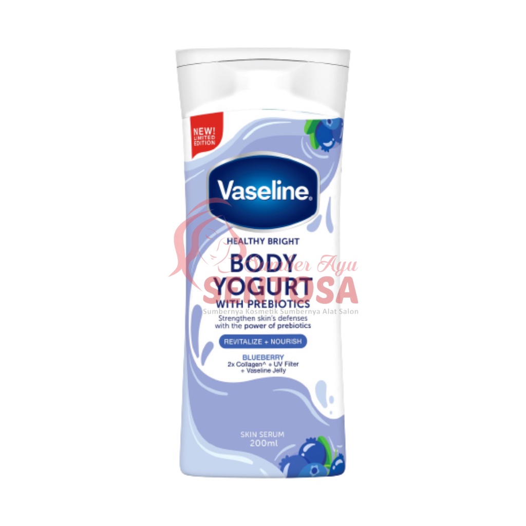 VASELINE HEALTHY BRIGHT BODY YOGURT WITH PREBIOTICS 200ML