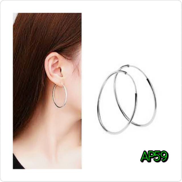 ANTING BULAT POLOS