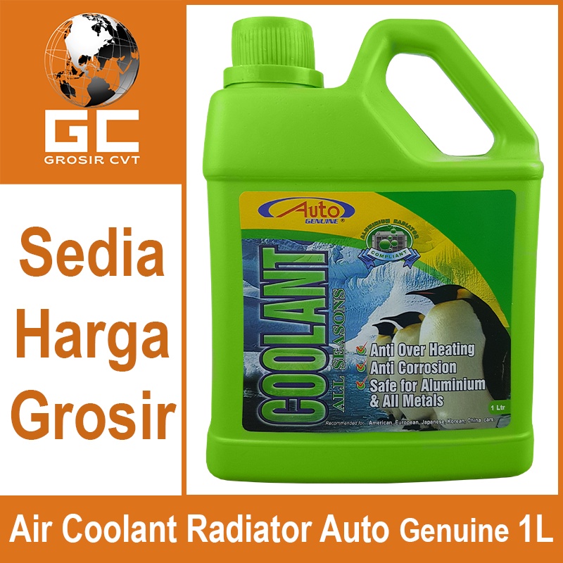 Cairan Air Radiator Coolant Radiator Pendingin radiator Auto Genuine 1ltr