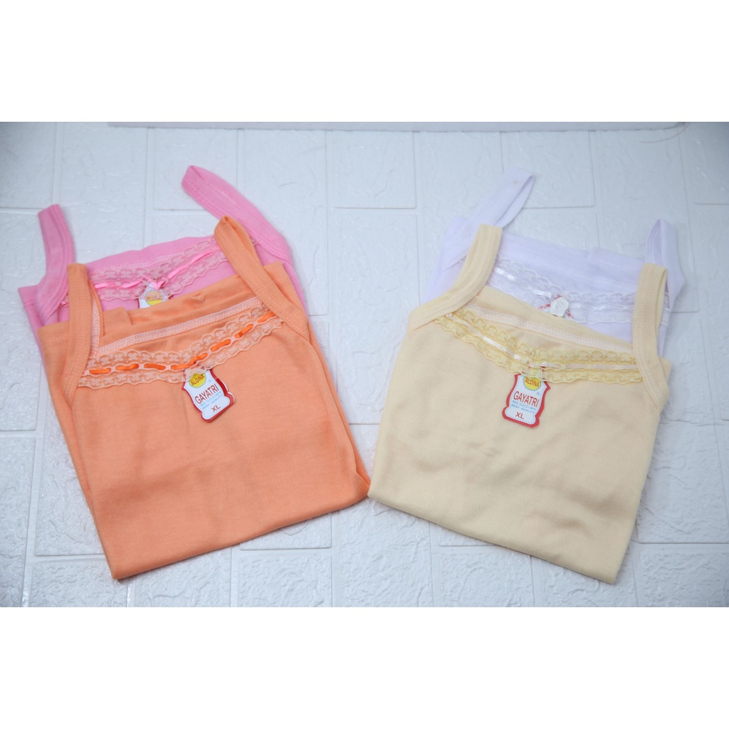 Singlet renda uk XL kaos dalam anak cewek