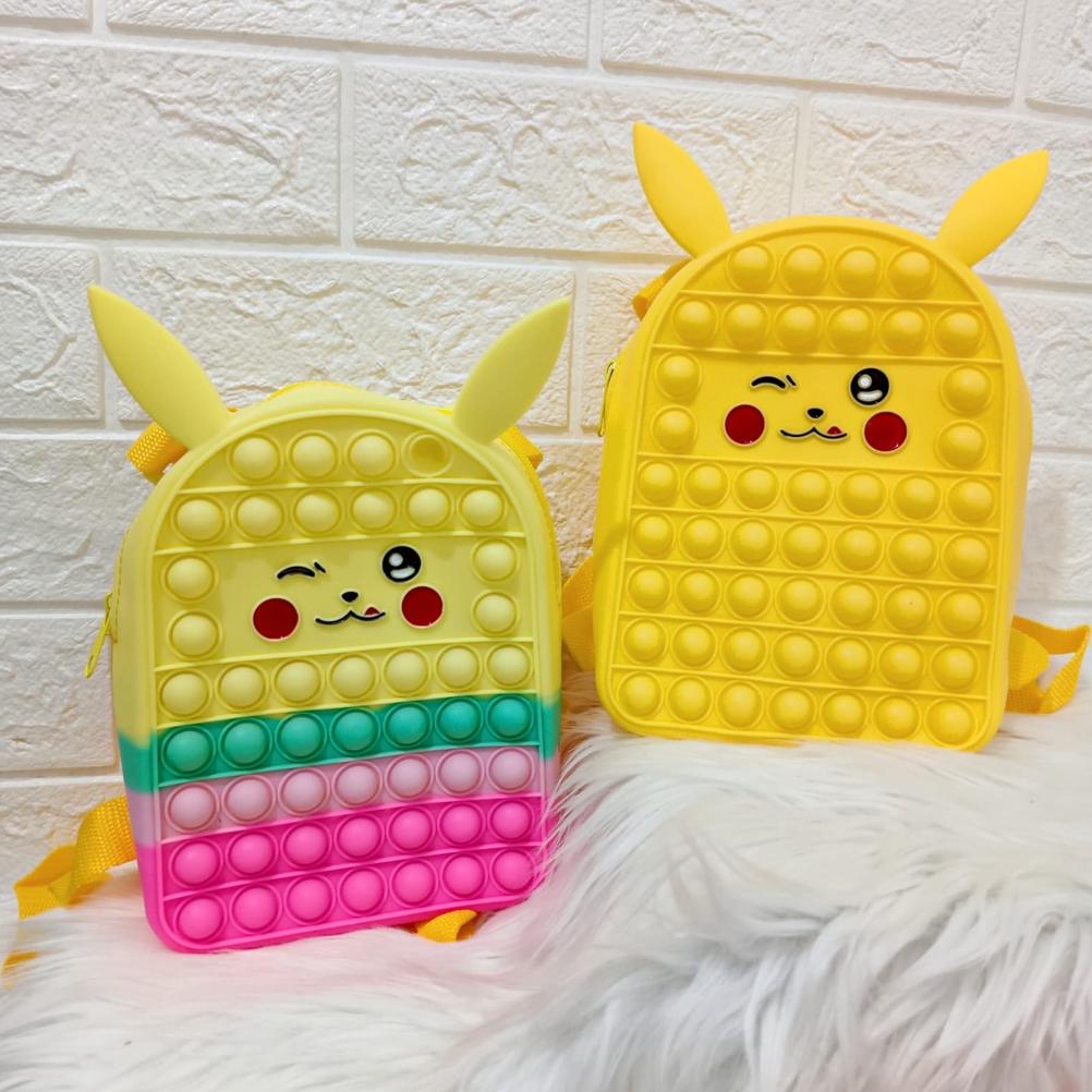 Tas Ransel Pop It Pikachu Anak-Anak