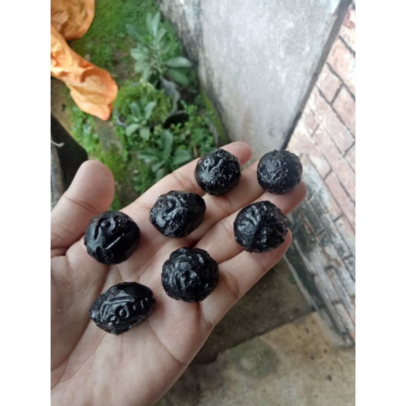 Batu Satam Asli Belitung (Billitonite) Diameter 2,5 cm