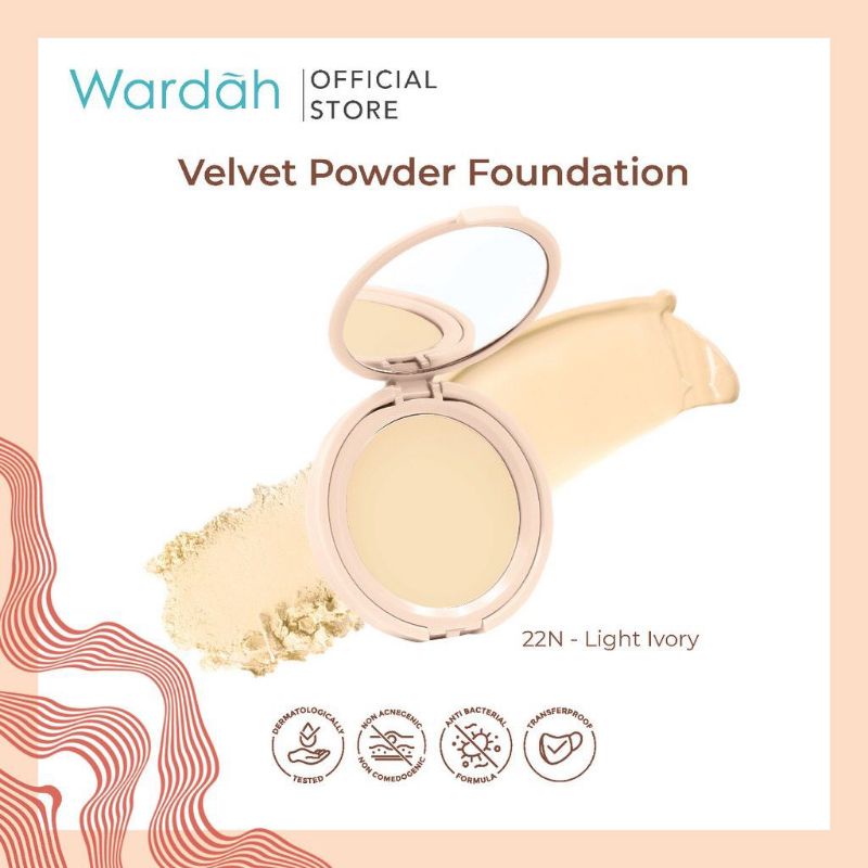 Wardah Colorfit Velvet Powder Foundation SPF 20