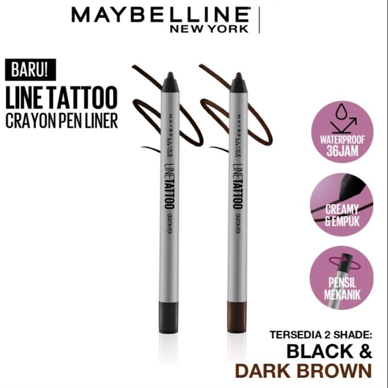 Maybelline Line Tattoo Crayon Pen