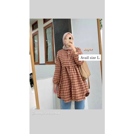 Adyra Flanel Tunik Outfix