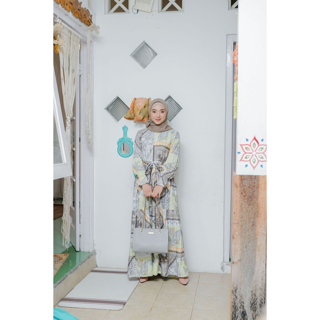 NAILA GREEN  Gamis Baneska