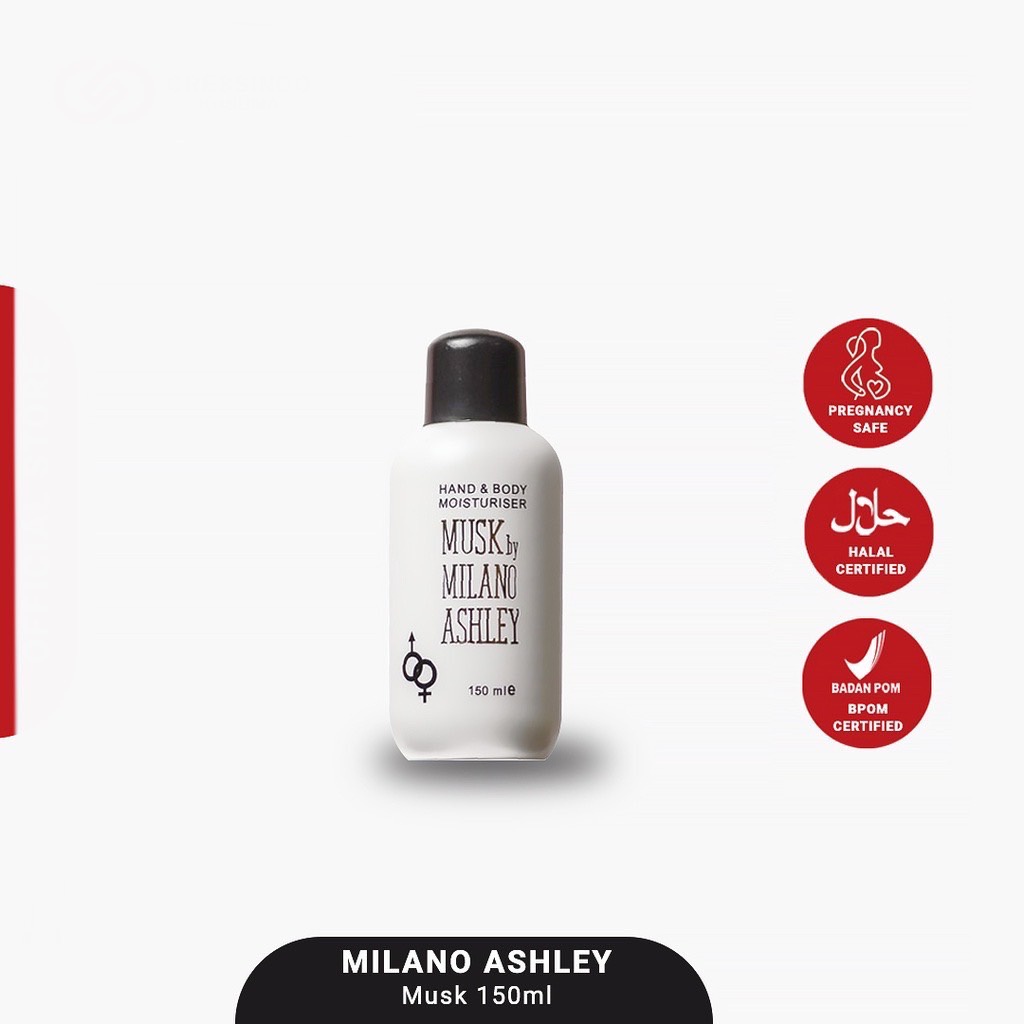 Musk Hand Body Lotion By Milano Ashley 150 ml | Black Musk