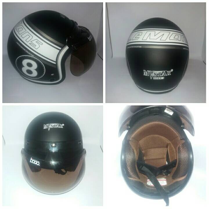 HM-1702 Helm Bogo Mvstar Lemans Murah