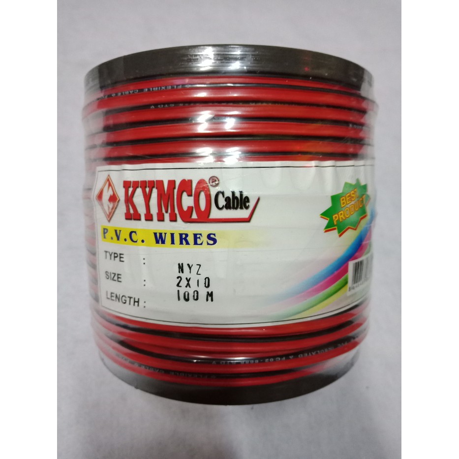 KABEL NYZ 2X10 - 100METER/ KABEL SERABUT 2X10/ KABEL PRAKTEK SEKOLAH