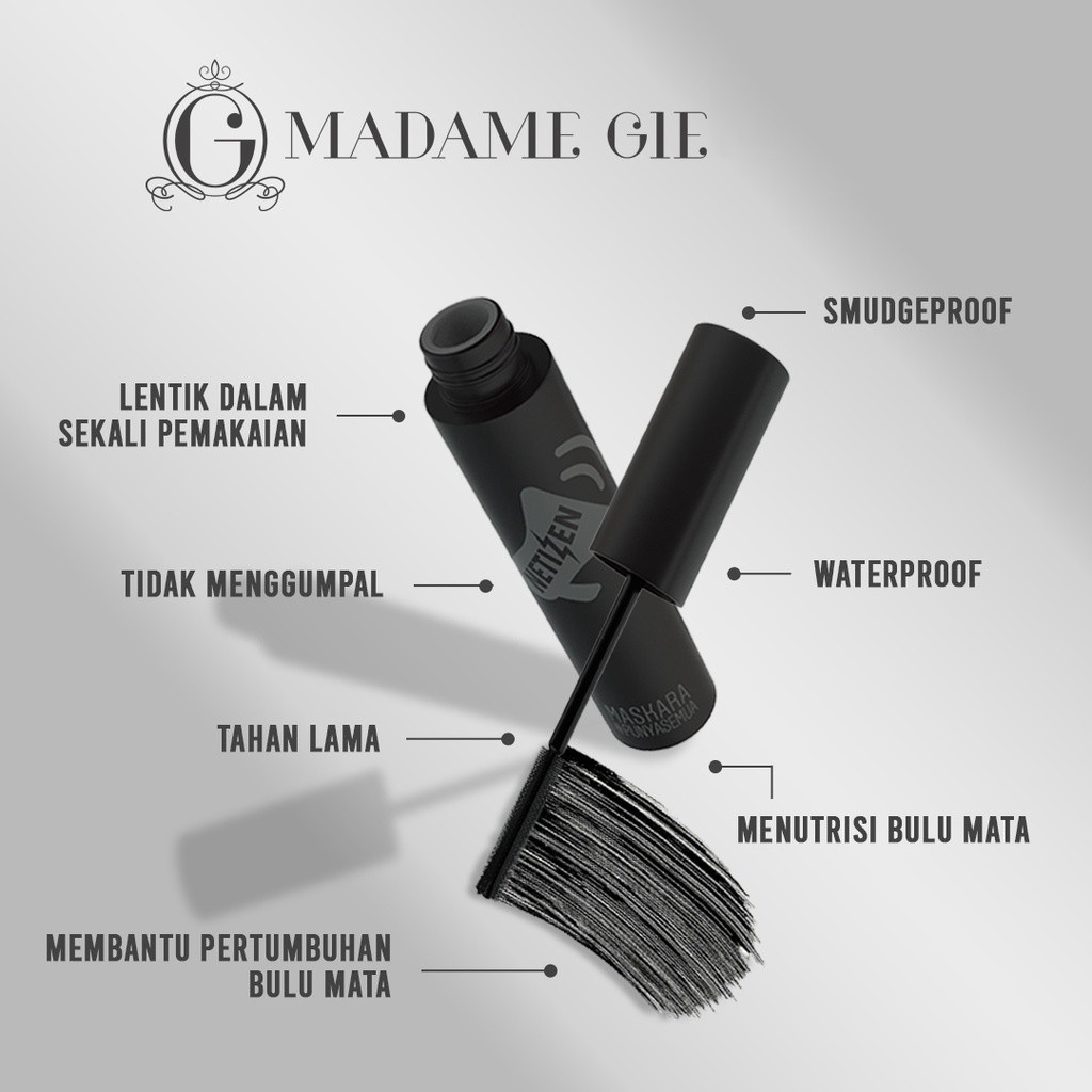 Madame Gie Mascara Netizen | Make Up Maskara Waterproof