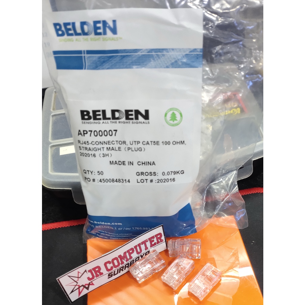KONEKTOR/CONECTOR RJ 45 CAT5e BELDEN ORI ECER