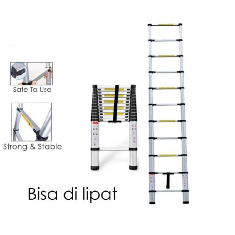 TANGGA TELESKOPIK 4,4METER/TANGGA LIPAT/TANGGA TEKNISI