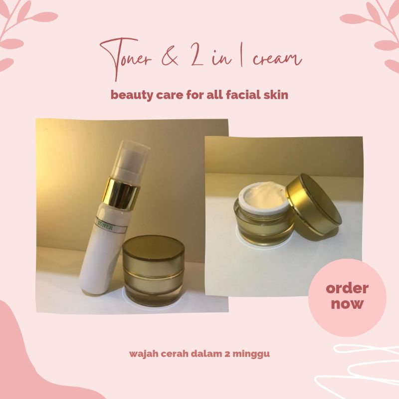 cream skincare untuk wajah normal ,berjerawat,flek hitam ,sensitif ,berminyak ,susah putih