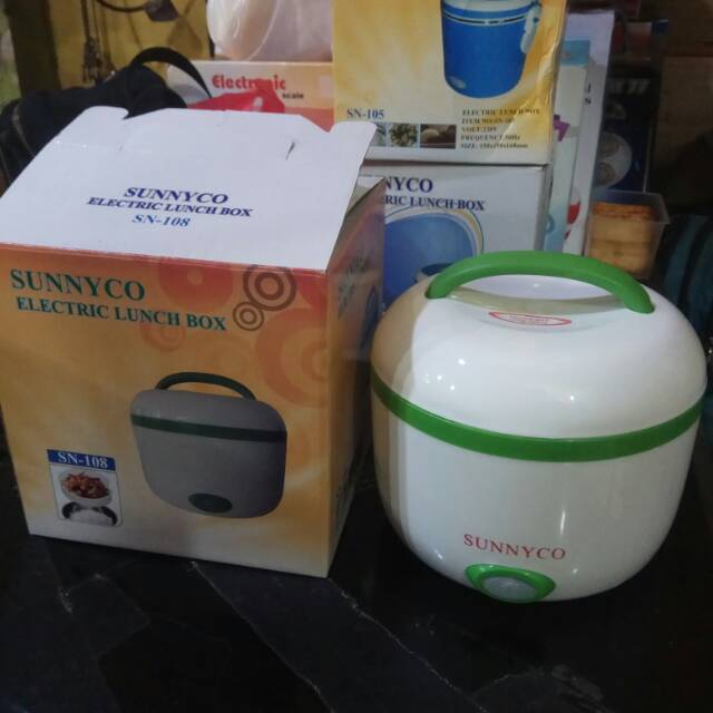 SUNNYCO Multifunction Electric Lunch Box Pemanas Makanan Rantang Penghangat