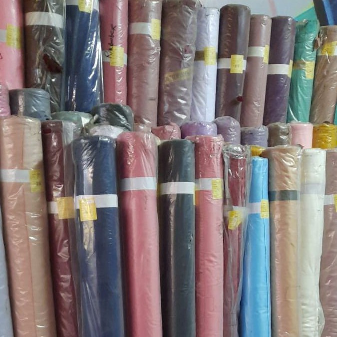 kain Satin velvet rollan harga rollan isi 60 yrd 54 meter 