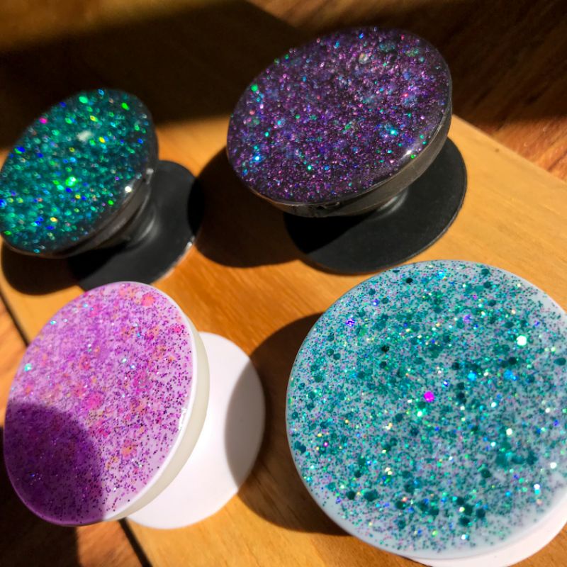 Popsocket Glitter / Griptok Glitter /phoneholder custom