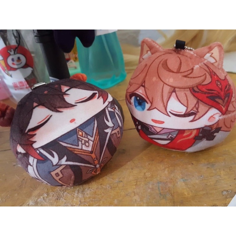 Ready Stock Omanjuu Genshin Impact Tartaglia Childe Zhongli Omodoki