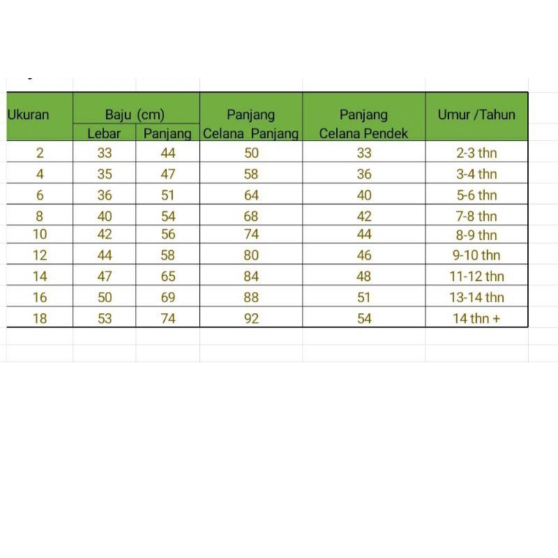 Piyama katun anak Kiki Koko Green