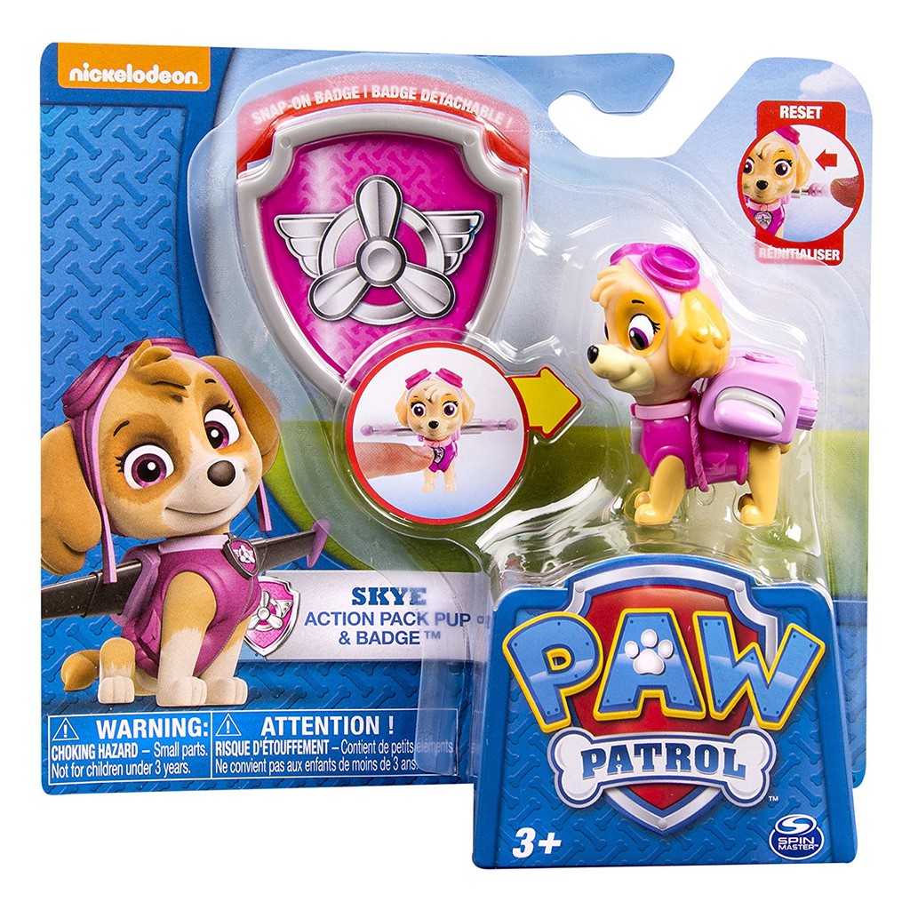 Jual PAW PATROL Action Pack Pup \u0026 Badge 