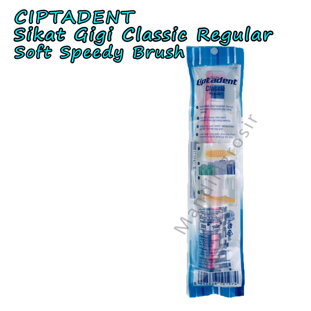 Sikat Gigi Classic regular *Ciptadent * Soft * Speedy Brush