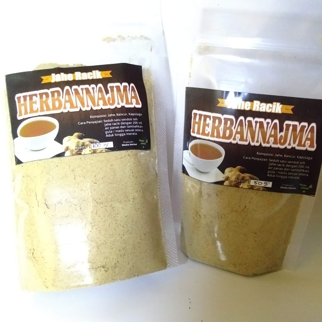 

Jahe Racik Herbannajma Minuman Jahe Bubuk Minuman Herbal Habbatussauda'
