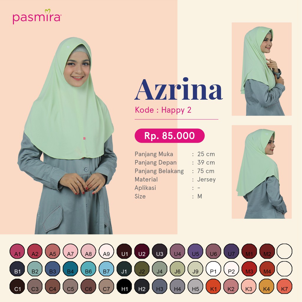 Pasmira Bergo Happy 2 Exclusive M