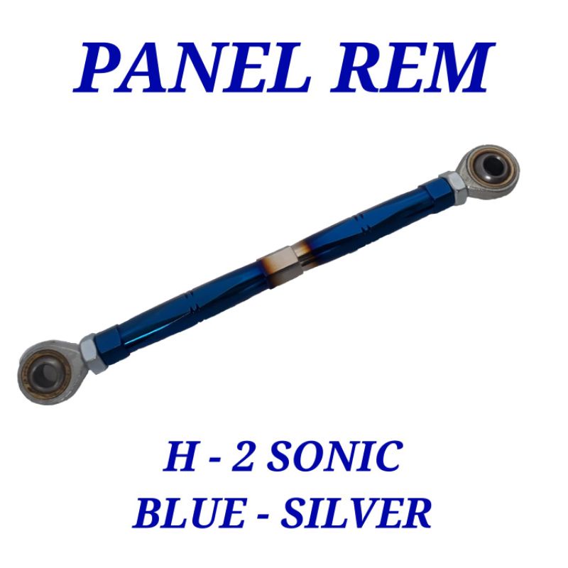 Panel Rem Sonic Blue Silver Tebal