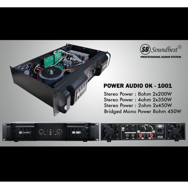 POWER SOUNDBEST OK 1001 AMPLIFIER