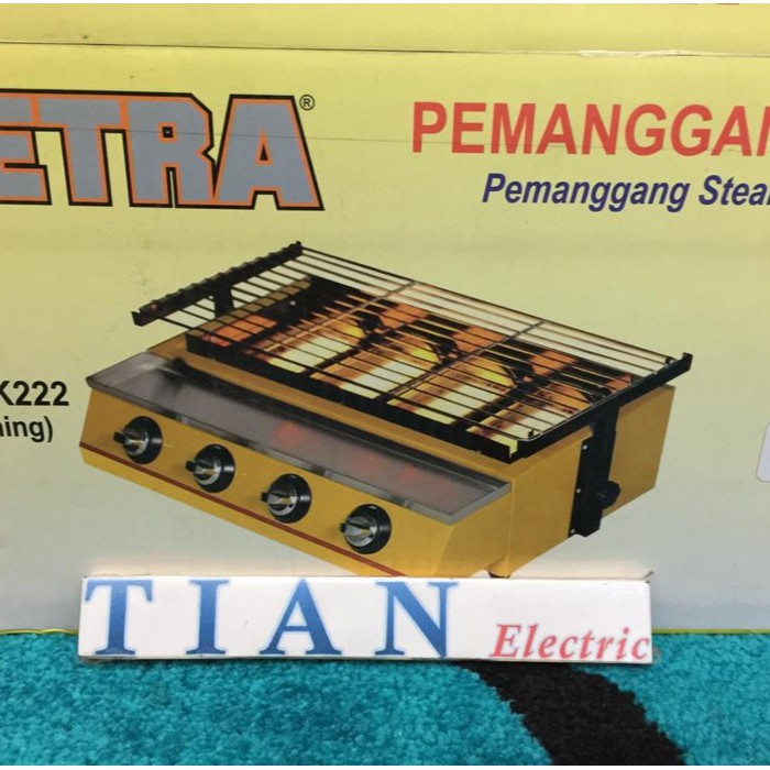 GETRA ET-K222 4 Burner Pemanggang