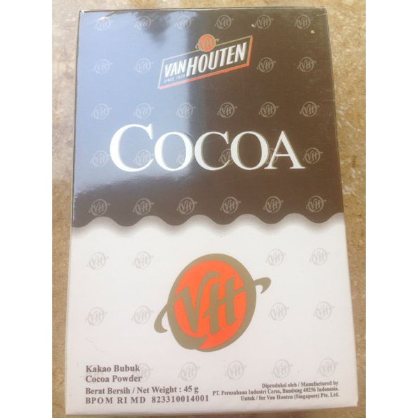 

Cocoa Powder Coklat Van Houten Coklat Bubuk Van Houten Cokelat 45gr Coklat Vanhouten Kakao Bubuk