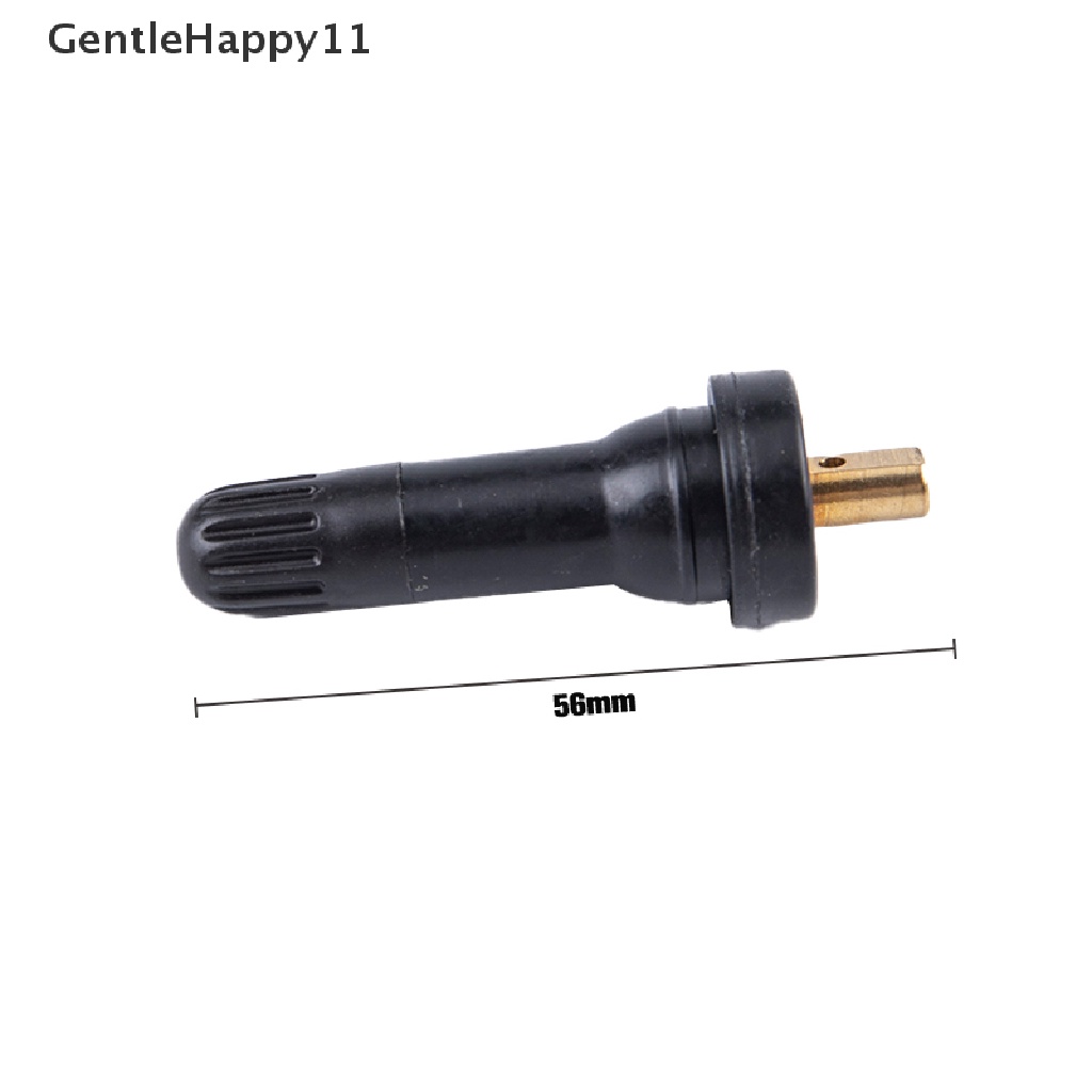 Gentlehappy 4Pcs Katup Sensor Tekanan Ban Tubeless Bahan Karet Untuk TPMS