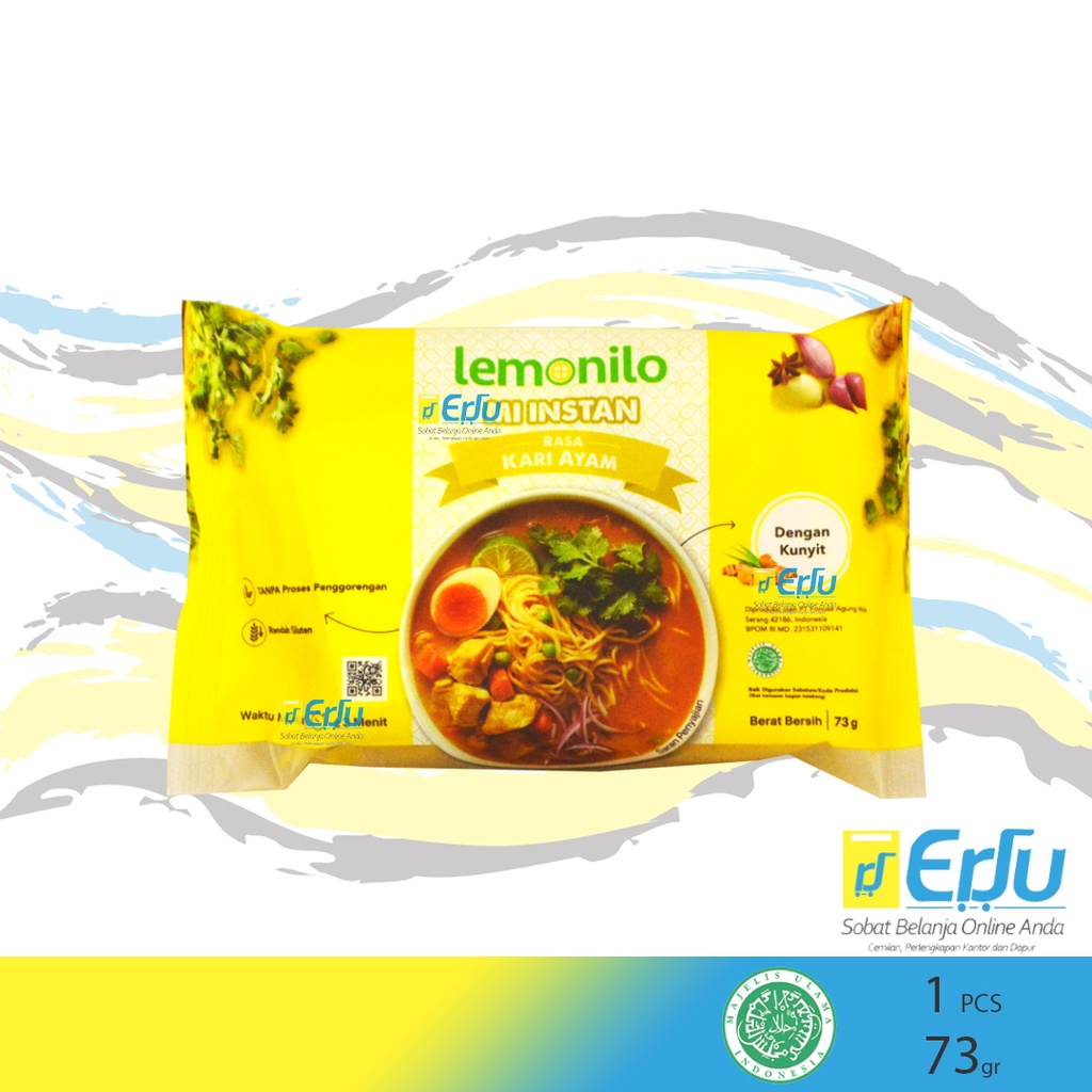 

ECER Lemonilo Kari Ayam Mie Instan Kuah Halal - 73gr