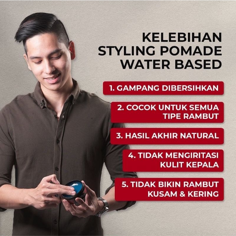 MIRANDA FOR HIM Styling Pomade Water Based 50 gr