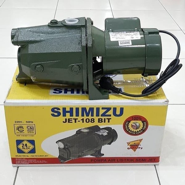 [BISA GOSEND] SHIMIZU Pompa Air Semi Jet Pump 108 BIT / Water Pump Semi JET Shimitsu Semi JET-108