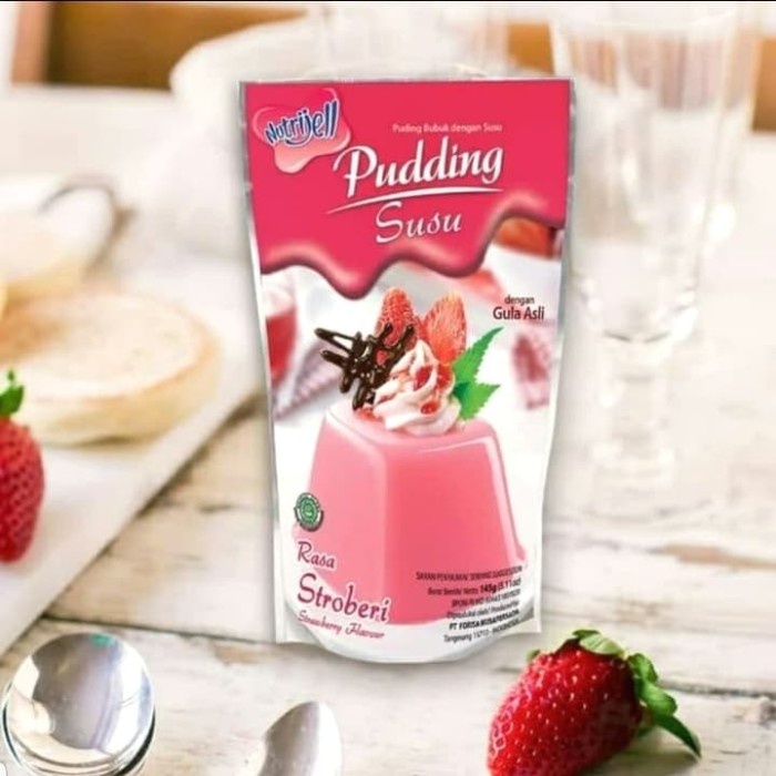 

ds20111w Nutrijell Puding Rasa Susu Stroberi 145G Xz20X1Z11