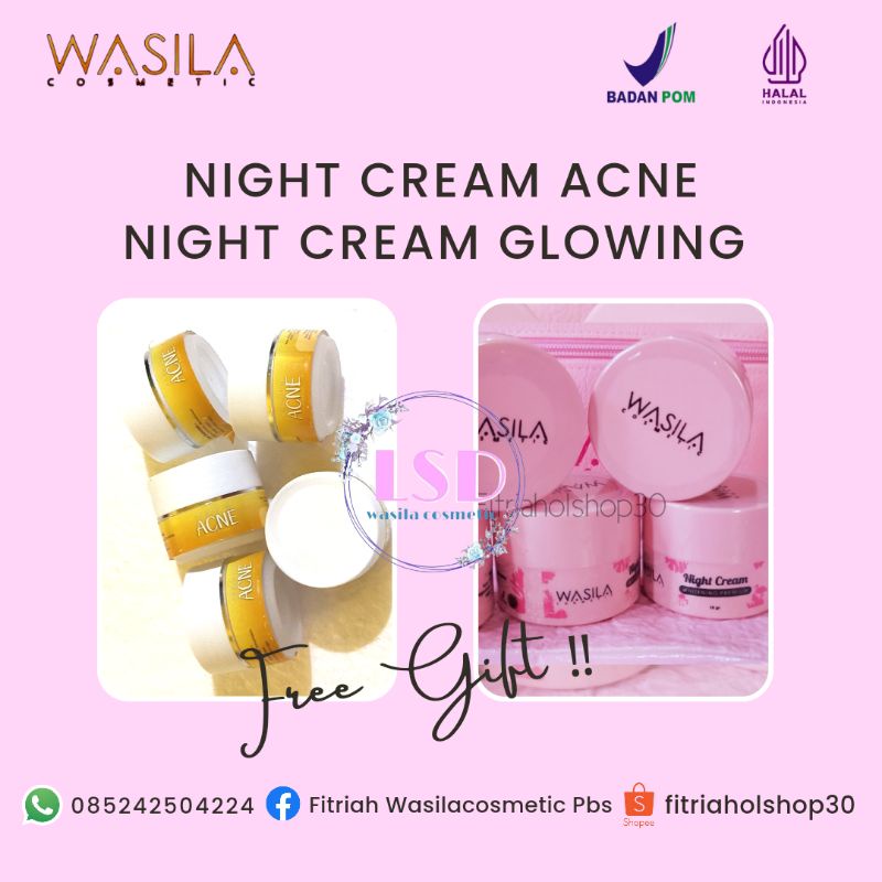 BEST SELLER ‼️Skincare Premium Night Cream WA BEAUTY ACNE & GLOWING