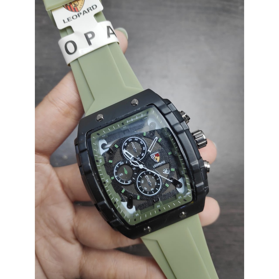 Jam Tangan Pria Leopard 8018