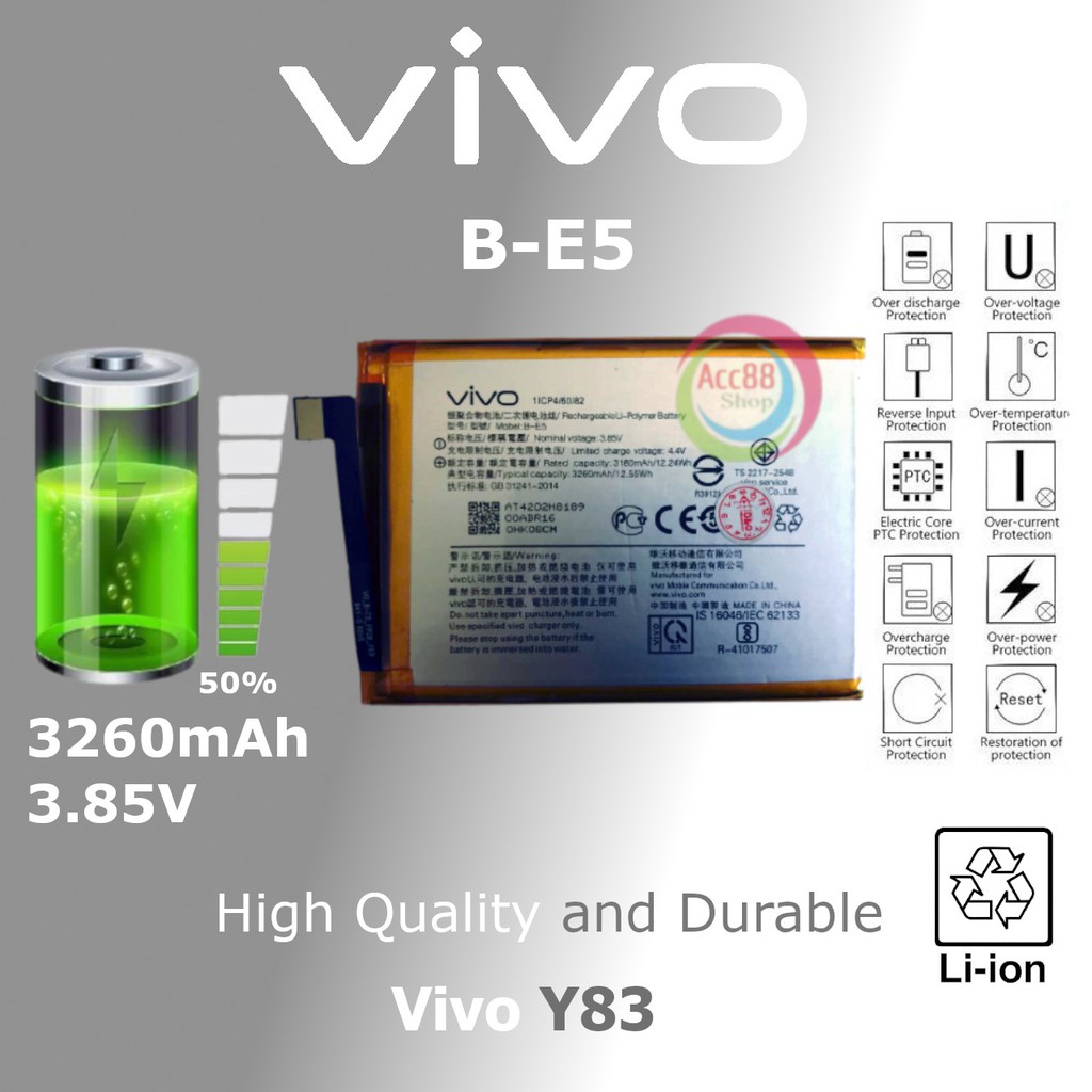 Batre Baterai Battery Original Vivo Y83 Y81 B-E5