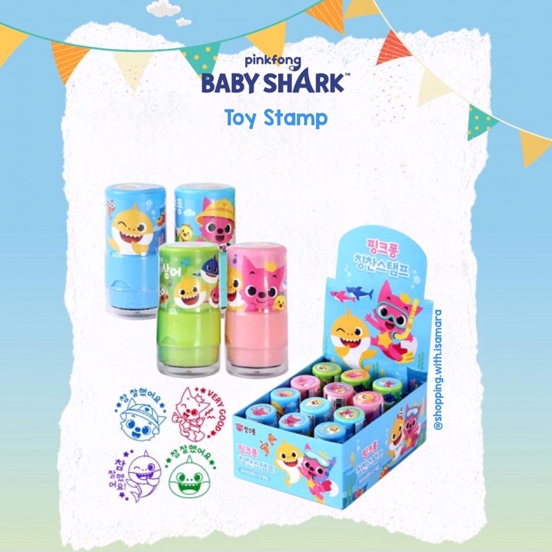 

Pinkfong Baby Shark Toy Stamp / Mainan Stempel