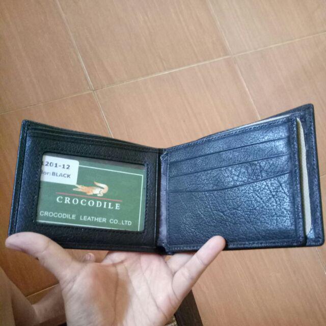 DOMPET KULIT ASLI IMPORT PRIA ED CROCODILE BLACK C1201 12 