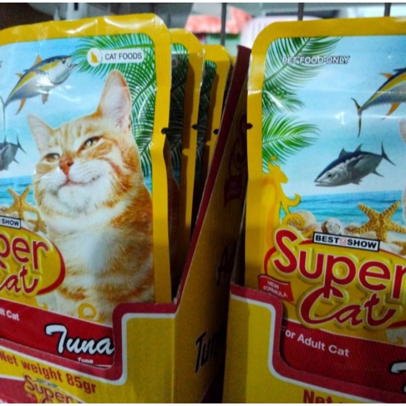 Super cat sacheat 85gr adult Tuna