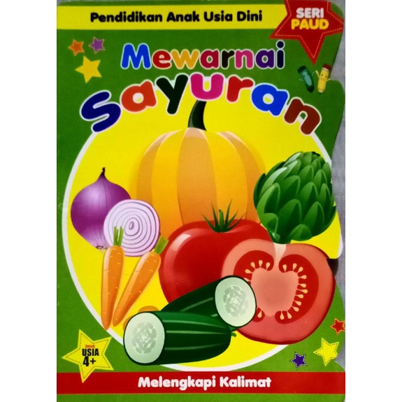 Buku Mewarnai Sayuran - Daffa Media