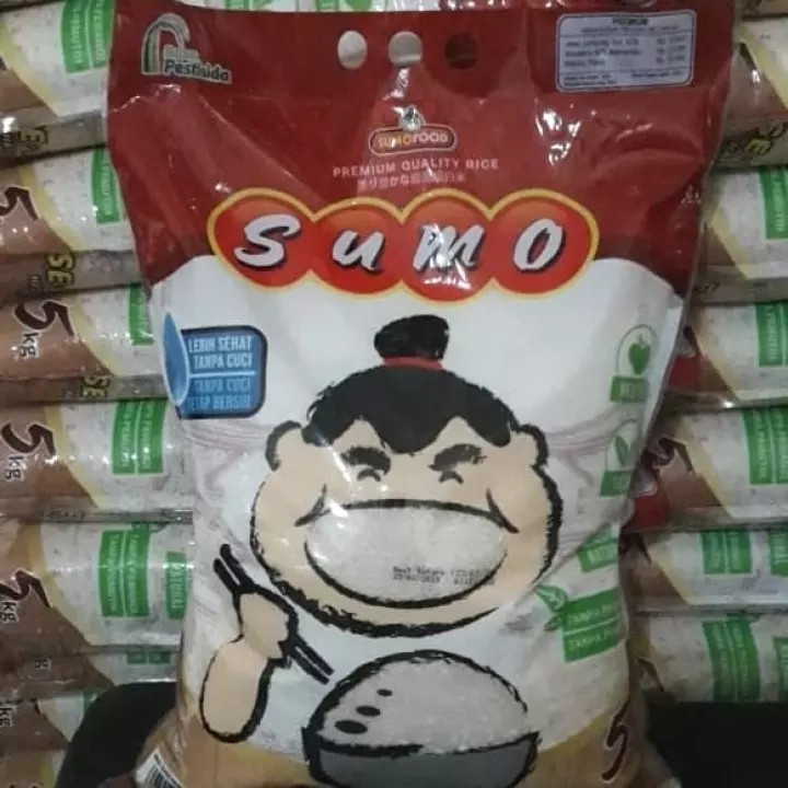 

Beras cap Sumo Merah ( 5 Kg )
