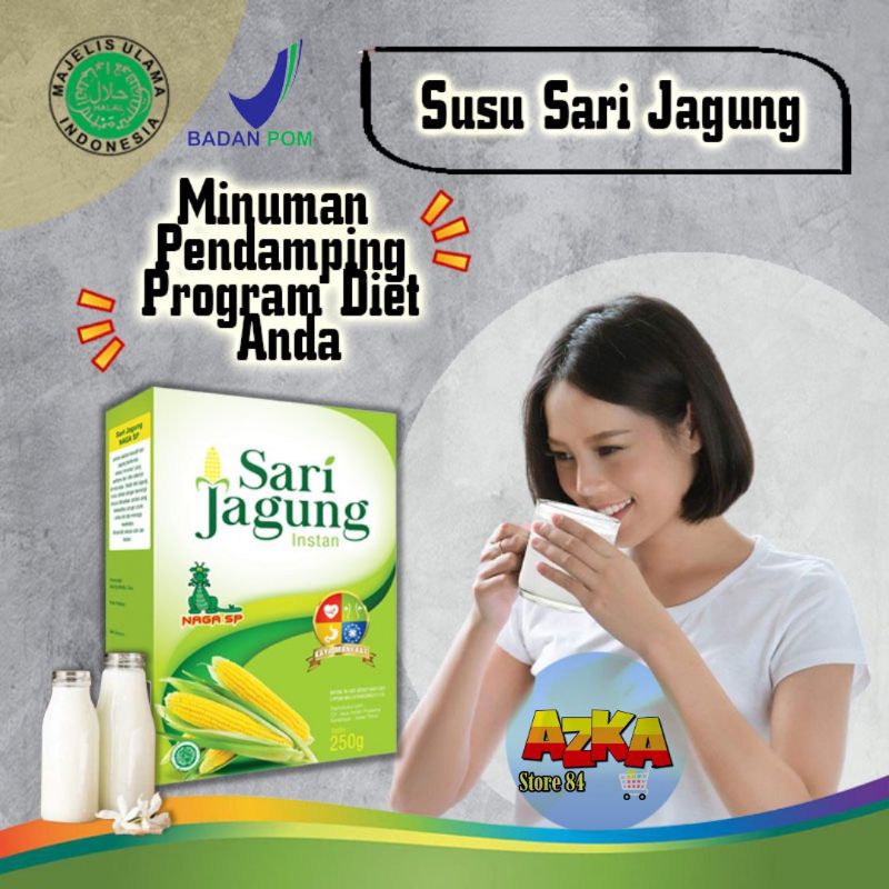 

Minuman bubuk sari jagung 250gr.NAGA SP