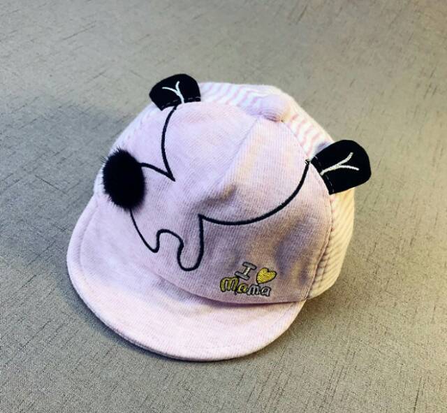 Topi bayi motif lucu uk.3bln-2tahun